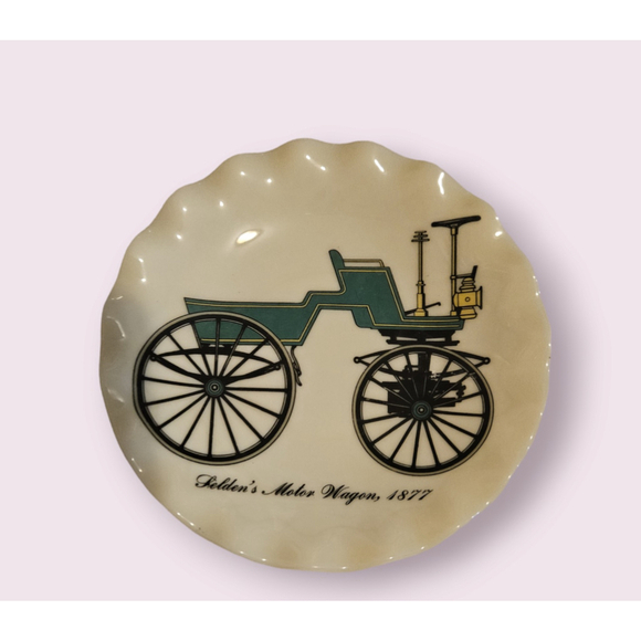 Vintage Railroad Plates Set of 3 White 5 inches Collector - Picture 6 of 10